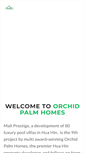 Mobile Screenshot of orchidpalmhomes.com